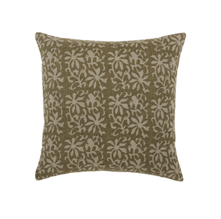Aisha Green Pillow 22" x 22"