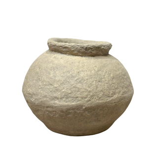Stone Wash Paper Mache Vase - Large