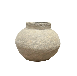 Stone Wash Paper Mache Vase - Small