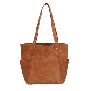 Jolie Leather Tote, front side, tote bag, leather tote bag, tote bag leather, leather tote, genuine leather, luxury bag, handmade bag, fashion, leather purses, liamandlana.com