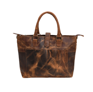 Bella Leather Tote, front side, leather tote bag, tote bags leather, leather purse, leather totes, top grain leather, handmade tote bag, woman's bag, liamandlana.com