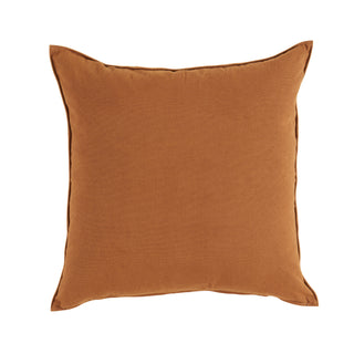 Divya Natural Leather Pillow 22" x 22"