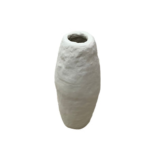 Paper Mache Fonda Vase - Small, top angle, vase, vases, decorative vase, paper mache vase, textured vase, handmade paper mache, decor, liamandlana.com
