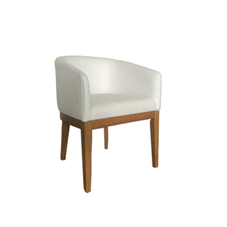 Patten Dining Chair, side angle, dining room, kitchen chairs, dining chairs white, sustainable furniture, handmade chair, liamandlana.com