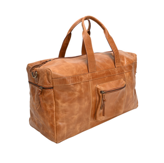 Willow Leather Duffle Bag, side angle, duffle bag, duffle bag leather, travel bag, weekend bag, men's duffle bag, women's duffle bag, genuine leather, handmade bag, luxury bag, fashion, liamandlana.com