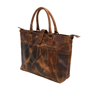 Bella Leather Tote, angled, leather tote bag, tote bags leather, leather purse, leather totes, top grain leather, handmade tote bag, woman's bag, liamandlana.com