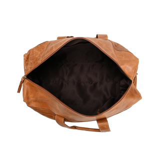 Willow Leather Duffle Bag, inside, duffle bag, duffle bag leather, travel bag, weekend bag, men's duffle bag, women's duffle bag, genuine leather, handmade bag, luxury bag, fashion, liamandlana.com