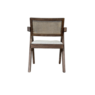 Potter Dining Chair, back side, dining chair, dining room chairs, kitchen chairs, rattan dining chairs, woven, sustainable furniture, liamandlana.com