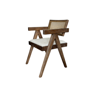 Potter Dining Chair, side angle, dining chair, dining room chairs, kitchen chairs, rattan dining chairs, woven, sustainable furniture, liamandlana.com