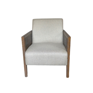 Cranburry Chair, front side, accent chair, living room, cane chair, sustainable furniture, liamandlana.com