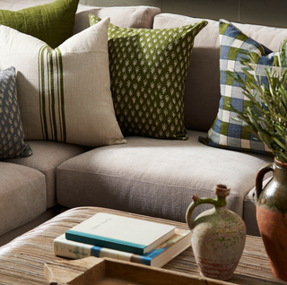 Astra Green Pillow 22" x 22"