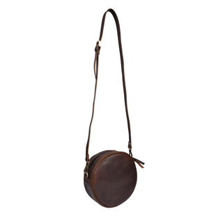 Ruby Round Bag - Antique Brown