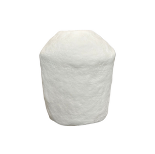 Paper Mache Tapered Vase - Small, front side, vase, vases, decorative vase, paper mache vase, textured vase, handmade paper mache, decor, liamandlana.com