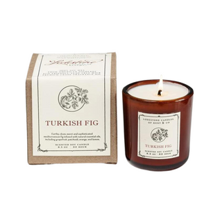 Turkish Fig - 8.5oz Soy Candle, front side, candle, soy candle, non toxic candles, luxury candle, hand poured candle, sustainably sourced candle, soy wax, premium fragrence, liamandlana.com