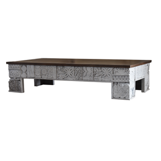 One-of-a-Kind Vintage Coffee Table - White