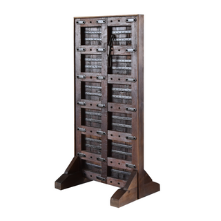 One-of-a-Kind Vintage Screen, front side, antique door, handcarver door, vintage, antique architecture, liamandlana.com