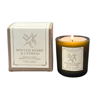 Winter Berry & Cyprus - 8.5oz Soy Candle