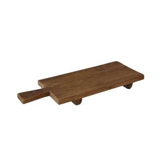 Wood Chopping board, side angle, cutting board, wood cutting boards, cutting board wood, reclaimed wood board, serving board, wood riser, tabletop accessory, decor, natural wood grain, handmade, liamandlana.com