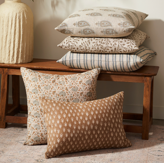 Mira Ocra Pillow 22" x 22"