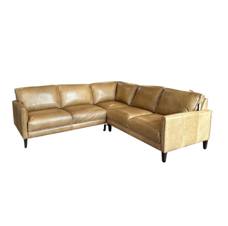 Lana Sectional, side angle, sectional sofa, leather sectional, leather couch, genuine leather, italian leather, liamandlana.com 
