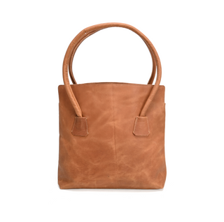 Gemma Leather Tote, back side, tote bag, tote bag leather, leather tote, tote, genuine leather, handmade bag, luxury bag, fashion, liamandlana.com 