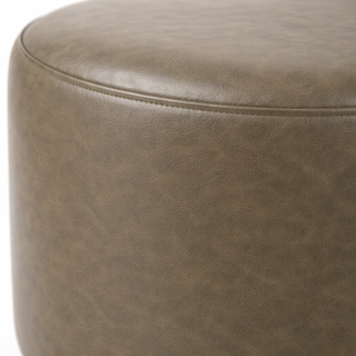 Sophie Leather Ottoman