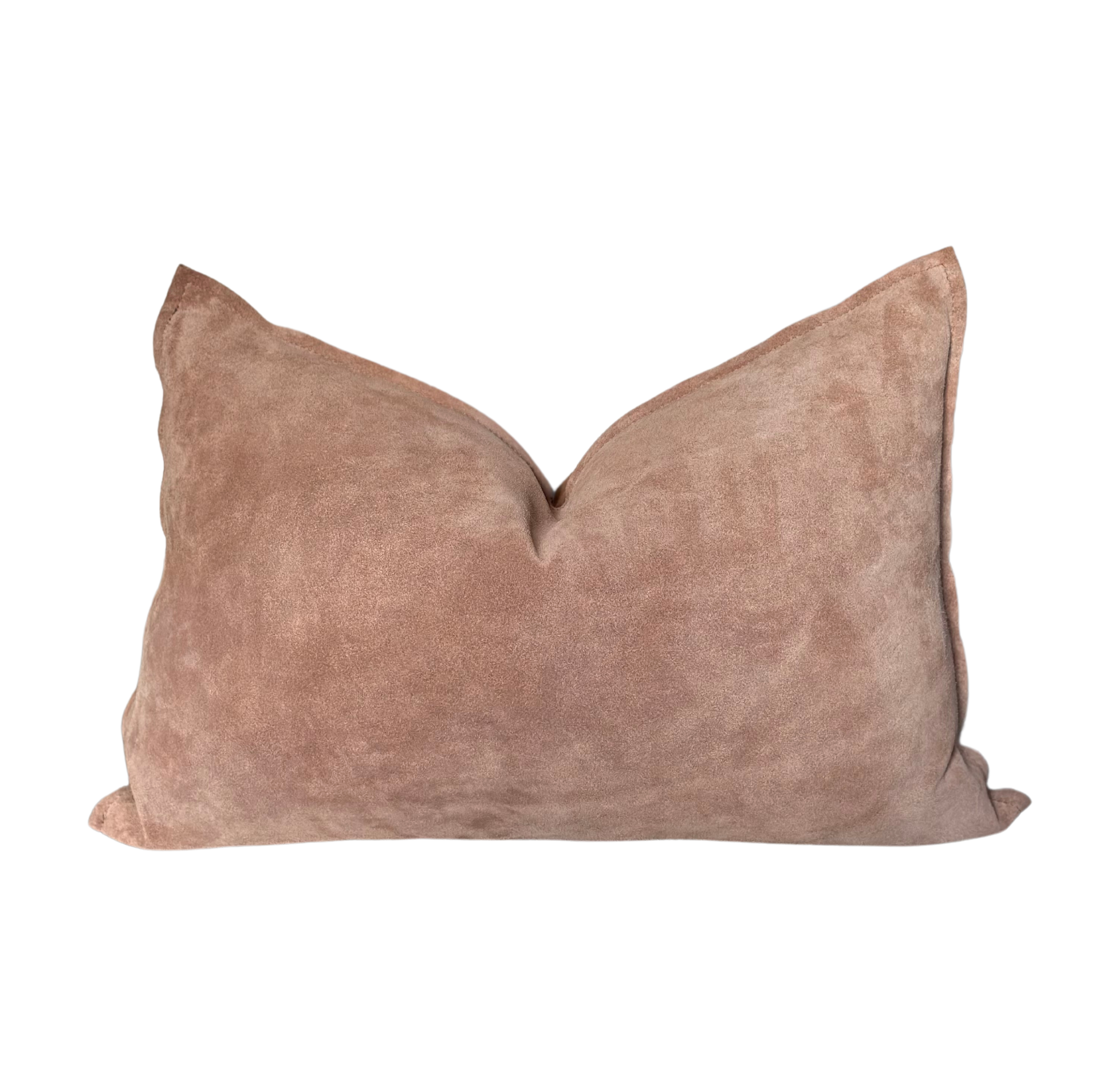 Suede lumbar pillow hotsell