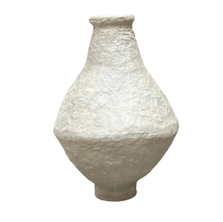 Stone Wash Paper Mache Floor Vase Stone Wash