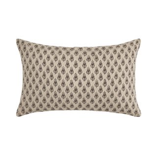 Sylvie Black Pillow 16" x 24"