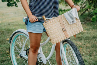 Flat Weave Bicycle Basket