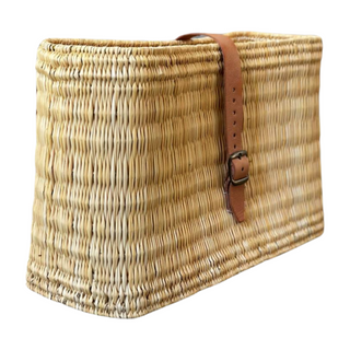 Flat Weave Bicycle Basket