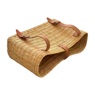 Flat Weave Bicycle Basket