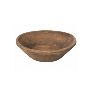 Recycled Wood Bowl, Large - Rustic Brown