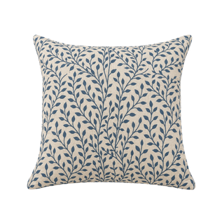 Laurel Blue Pillow 22" x 22"