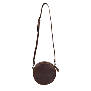 Ruby Round Bag - Antique Brown