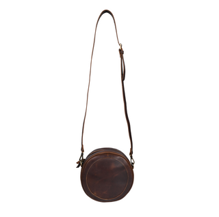 Ruby Round Bag - Antique Brown