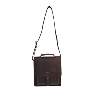 Monte Messenger Bag - Dark Brown