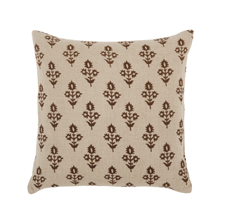 Nina Brown Pillow 22" x 22"