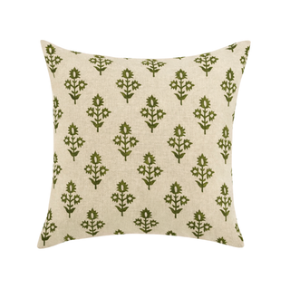 Nina Green Pillow 22" x 22"