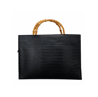 Mila Leather Bag - Black