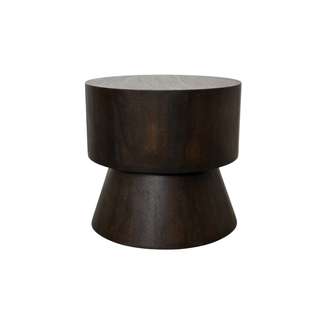 Mushroom Accent Table, Medium - Brownstone