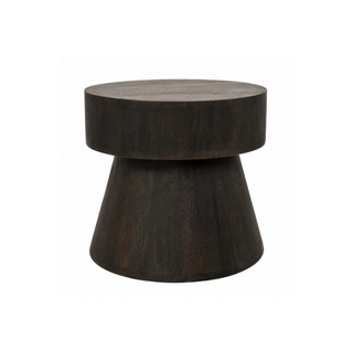 Mushroom Accent Table, Small - Brownstone