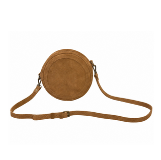 Ruby Round Bag - Tan Suede