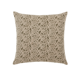 Isha Ocra Pillow 22" x 22" - Sage